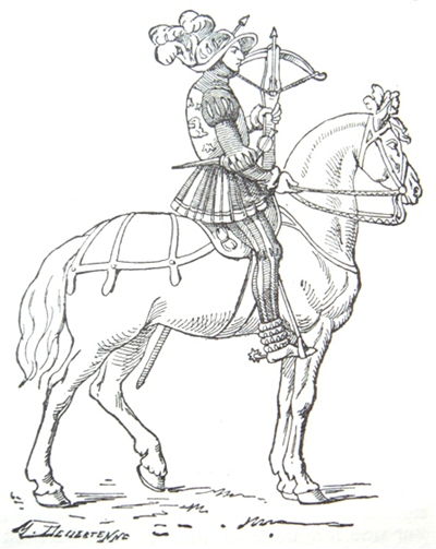 Picture Of 16th Century French Mounted Crossbowman