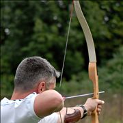 Picture Of Archer Aiming At Target